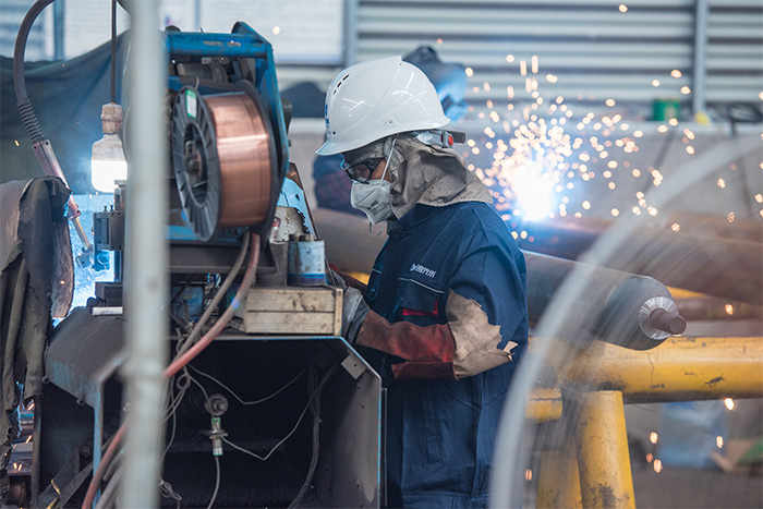 青铜峡网架焊接车间